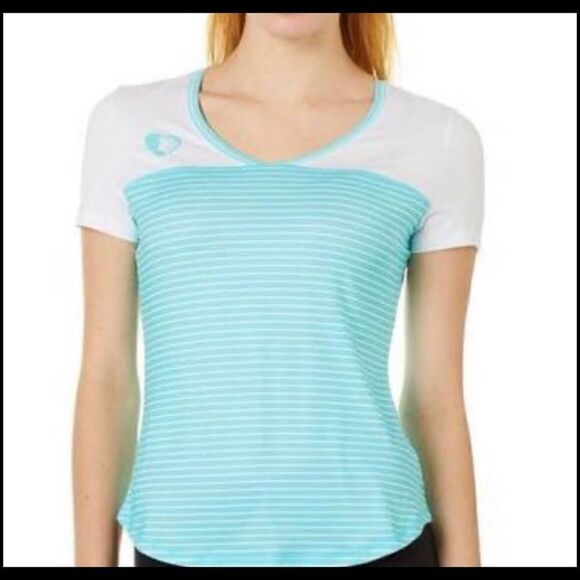 NWT CHUBBY MERMAID JUNIOR  STRIPED BLUE/WHITE TOP - Picture 4 of 10